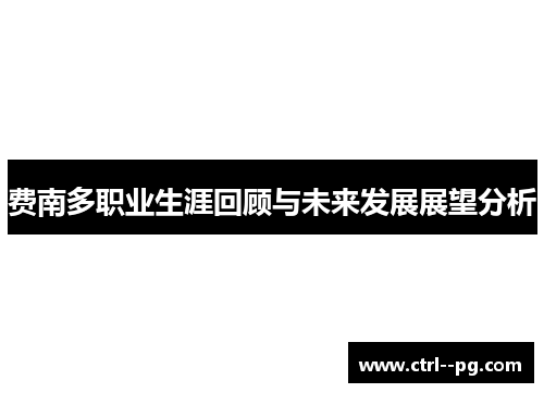 费南多职业生涯回顾与未来发展展望分析